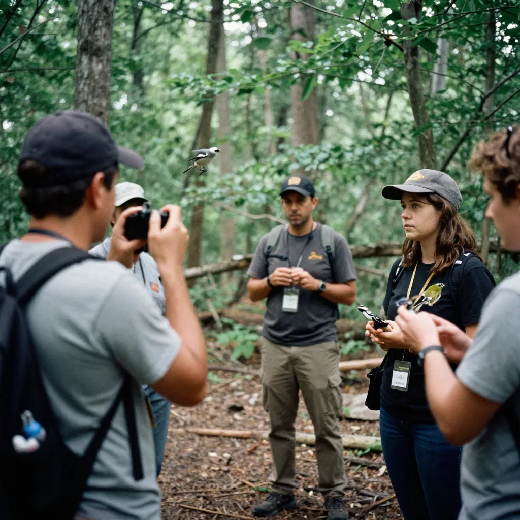 Nature observation walk